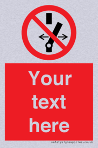 Custom prohibition Do not alter the state of the switch